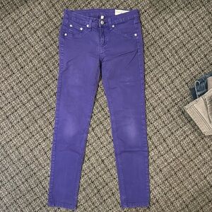Purple rag and bone jeans